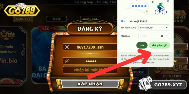 Không lưu mật khẩu tránh sự cố bị lộ tài khoản